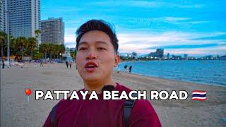 The Beauty of Pattaya Beach Road  Thailand Walking Tour 4K   Shot on Sony Zv-E10