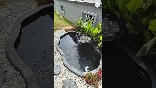 Installed Fish Pond for a client house in Klang Valley  Konzept Garden