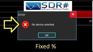 SOLVED  No device selected in SDRSharp program using SDR DVB-T+DVD+FM