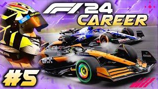 F1 24 CAREER MODE Part 5 Sprint Pitstop GAMBLE PAYS OFF What Did We Just Do