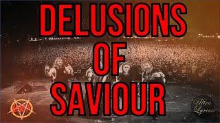 Slayer - Delusions of Saviour Lyrics on Screen Video 