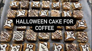 How to make Halloween cake for coffee delicious and colorful