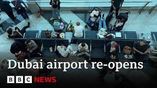 Dubai airport chaos after Gulf storms  BBC News