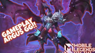 Gameplay Argus MLBB  Argus meta lagi sekarang