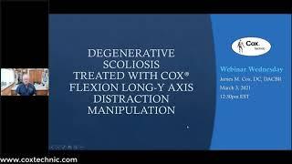 Degenerative Scoliosis - Webinar Wednesday with Dr. Cox - 3321