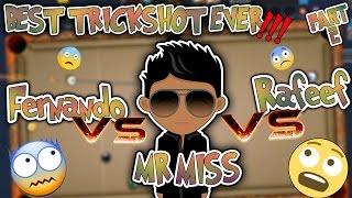 8 Ball Pool - Mr Miss VS Fernando - Rafeef - Ahmed Iqbal - Best trick shots ever - Archangel cue