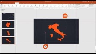 Zoom map animation in PowerPoint Step-by-step