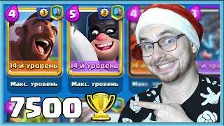  7500 КУБКОВ ИЛИ ЛОХ ЛУЧШАЯ КОЛОДА С ХОГОМ И ПАЛАЧОМ  Clash Royale