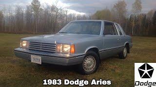 1983 Dodge Aries Start Up Exterior Interior Test Drive & Full Review