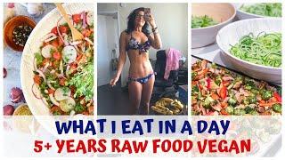 WHAT I EAT IN A DAY • 5+ YEAR RAW FOOD VEGAN • HEALTHY DIET