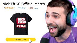 If I Laugh I Buy Fortnite YouTuber Merch