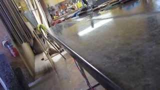 Steel Grey Granite Countertop Fabrication Part 3