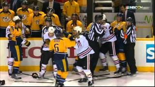 Roman Josi wicked wristah goal 2-1 Chicago Blackhawks vs Nashville Predators April 17 2015 NHL