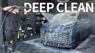 新車のVOXYを徹底的に洗車してツヤツヤにする｜TOYOTA VOXY｜ CARWASH｜DEEP CLEAN｜