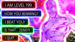 Level 199 Modder Has Ultra Instinct 3. So I Used Zeno True Final Form And TOLD HIM To RAGE QUIT