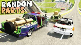 Which RANDOMLY GENERATED Car Can Jump The Furthest On Car Jump Arena? - MULTIPLAYER Edition