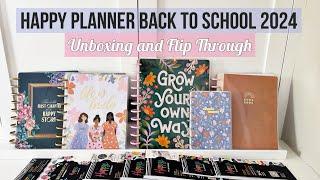 NEW Happy Planner 2024 Back To School Release Haul and Flip Through Available NOW