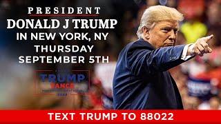 LIVE President Trump in New York NY