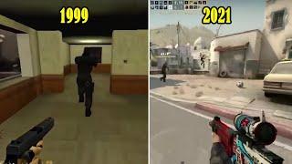 Evolution Games Counter Strike 1999 to 2021  Evolution Of Games 2021
