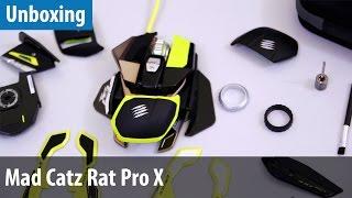 Die modularste Maus der Welt - Mad Catz Rat Pro X im Unboxing  deutsch  german