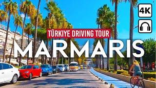 MARMARIS Türkiye  4K Scenic Drive Through Aegean Coast Paradise