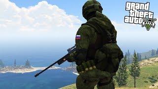 GTA 5 ЖИЗНЬ ВОЕННОГО - РУССКИЙ СНАЙПЕР В США В ГТА 5