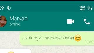 Prank text temen pakai lirik lagu MERINDU LAGI