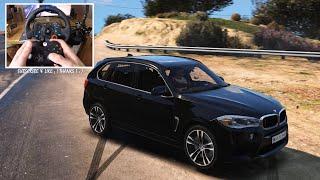 BMW X5M Unmarked ARV - GTA V  Logitech G29  When GTA VI ? Who waiting? REVIEW