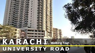 Karachi University Road Walking Tour