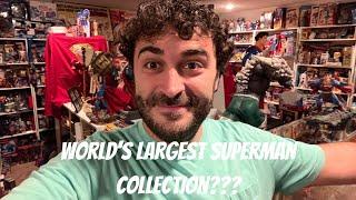 The WORLDS LARGEST Private SUPERMAN Collection? FULL TOUR Video 2023