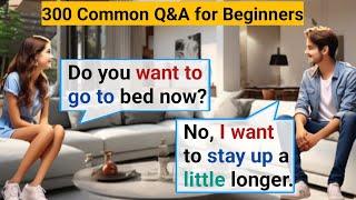 300 Common Q&A Daily Use Sentences  English Speaking Practice