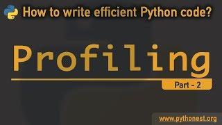 Profiling in python - cpython cprofile learn python optimization -