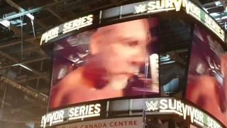 WWE Survivor Series 2016 Brock Lesnar & Goldberg Entrances