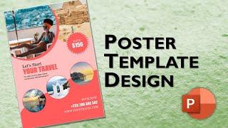 How to Create a Poster in PowerPoint  PowerPoint Poster Template Design