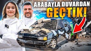 ⁠ Polyurea Kaplı Araba Ne Kadar Sağlam? Kapısına Ateş Edip Duvardan Geçtik @dogankabak