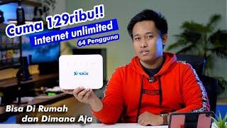 Internet UNLIMITED Cuma 129ribuBulan Bisa Untuk Di RUMAH dan DI MANA AJA XL Satu Lite