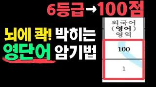 10분만에 영단어 100개 외우는법인증있음