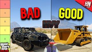 RANKING Every HVY VEHICLE In GTA Online