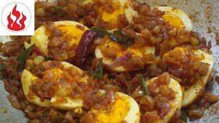 Keeri Muttai recipe  Spicy egg fry  கீறு  முட்டை  Theni Samayal