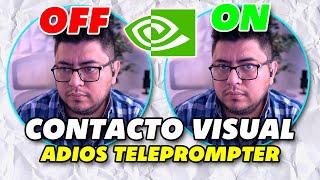 CONTACTO VISUAL ES LO NUEVO DE NVIDIA BROADCAST - Adios al TELEPROMPTER - Angel Mendez  @NVIDIA