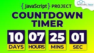 Build a Countdown Timer from Scratch - JavaScript Project