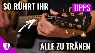 Gefühlvoll Gitarre spielen - 4 perfekte Tipps  Tipps & Tricks