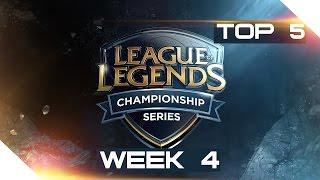 EUNA LCS Spring 2016 Top 5 plays Week 4