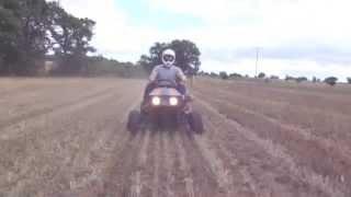 Stubble Jam. 70 mph motorbike engined mower