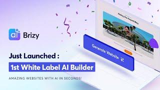 Brizy White Label AI Website Builder