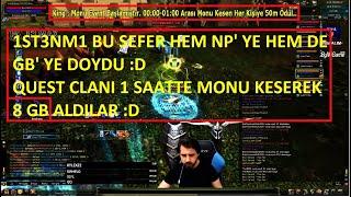 1ST3NM1 Monu Eventte 1 Saatte 8 GB Kaldırdılar D - Nefes Almadan Pk Attılar - Knight Online