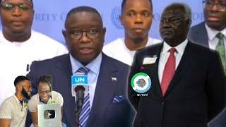 UN SECURITY COUNCIL. MAADA BIO PROMISE TO TAKE ALL NECESSARY STEP TO MAKE ERNEST KOROMA FACE JUSTICE