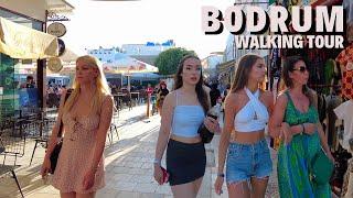 Bodrum City Center Walking Tour  July 2023 Turkey 4K UHD 60 fps