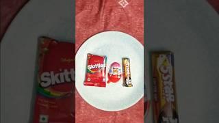 Skittles Original Gems Candy and 5 Star Chocolate Designer Popsicle  #shorts #youtubeshorts