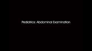 Dr. Ahmed Darwish - Pediatrics Abdominal Examination